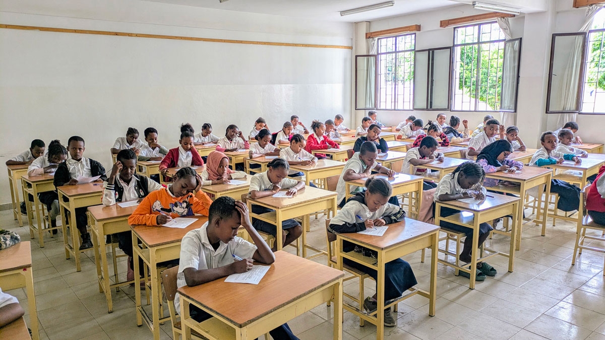 Computer per la scuola superiore della Mary Help Catholic School