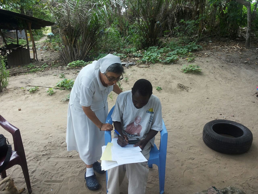 Programma di alfabetizzazione a Libreville
